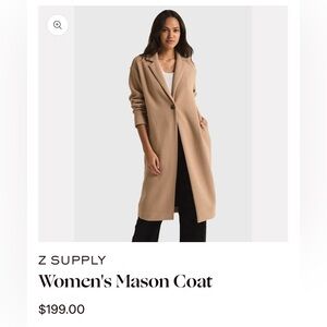 Z Supply Women’s Mason Coat